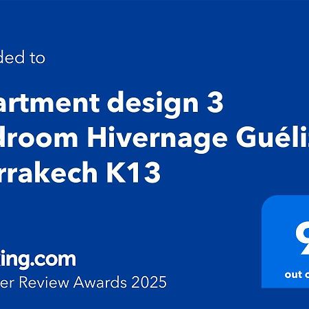 Apartment Design 3 Bedroom Hivernage Gueliz Marrakech K13 Marakeş Dış mekan fotoğraf