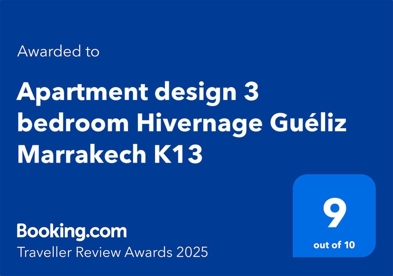 Apartment Design 3 Bedroom Hivernage Gueliz Marrakech K13 Marakeş Dış mekan fotoğraf